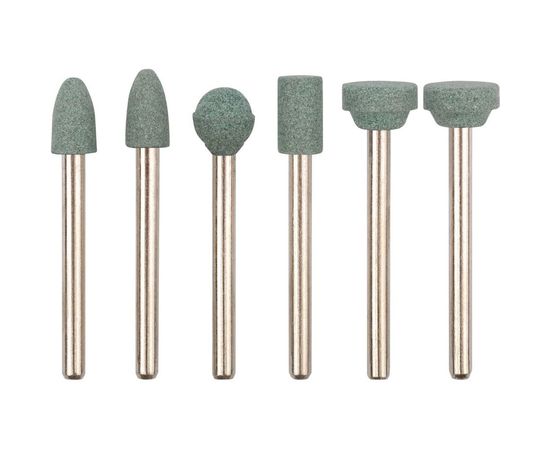 Шарошки силиконово-карбидные (6 шт; P120) FIT IT 36925 