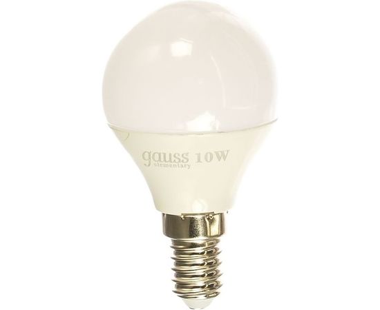 Лампа Gauss LED Elementary Globe 10W E14 4100K 1/10/100 SQ53120 
