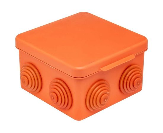 Распределительная коробка GUSI ELECTRIC 80х80х55, 7 муфт, IP54, ОП, негорючая Евро С3В87 Нг 