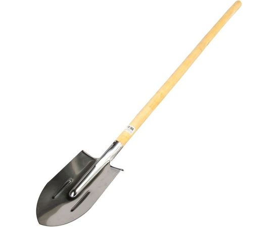Штыковая лопата Gigant нержавеющая сталь, с черенком, 1-го сорта G-0430212 
