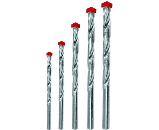 Набор сверл по бетону Стандарт (5 шт; 4-10 мм) Biber 80505 тов-041940 
