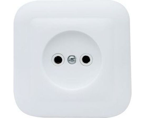 Розеткаduwi с/п 1-местная б/з серия Basis, белый, 26458 3 