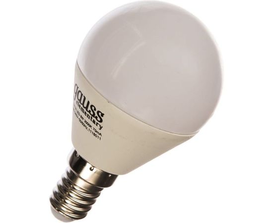 Лампа LED Globe 8W E14 3000K Gauss Elementary 53118 