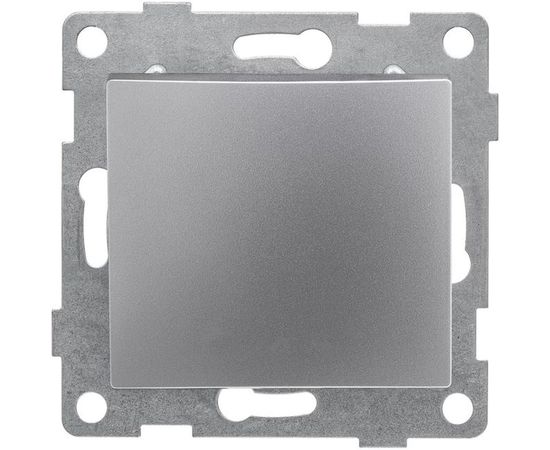 Механизм перекрестного выключателя GUSI ELECTRIC Bravo 1клавиша, СУ, 10А, 250В, серебро С10В7-004 