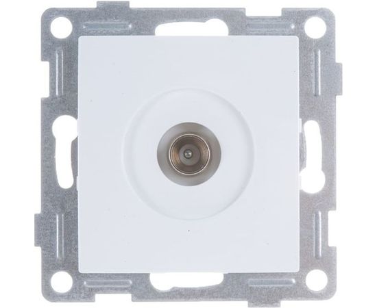 Механизм антенной розетки GUSI ELECTRIC Bravo одинарной, СУ, белый С10А1-001 