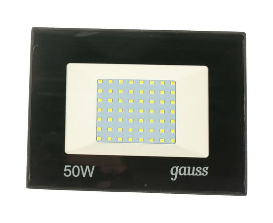 Светодиодный прожектор Gauss Elementary 50W 3510lm IP65 6500К черный ПРОМО 613100350P 
