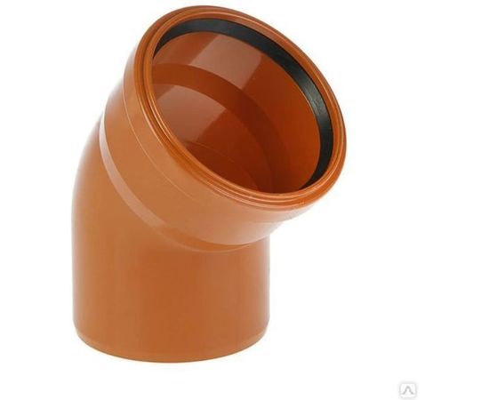 Отвод для наружной канализации Flextron 110x15 градусов SVK-KN3011015 