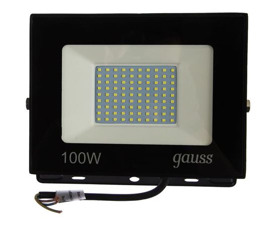 Светодиодный прожектор LED 100W IP65 6500К черный Gauss 613100100 – изображение 4