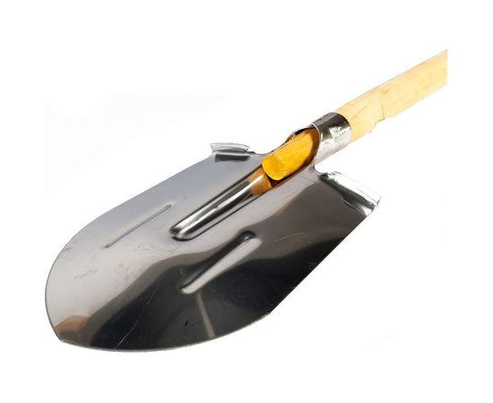 Штыковая лопата Gigant нержавеющая сталь, с черенком, 1-го сорта G-0430212 – изображение 2