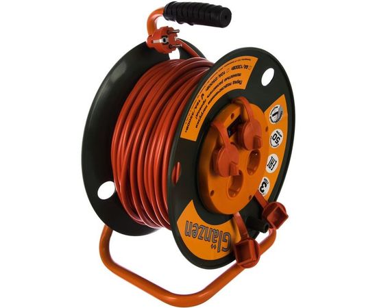 Силовой удлинитель на катушке GLANZEN EB-50-007 – изображение 3