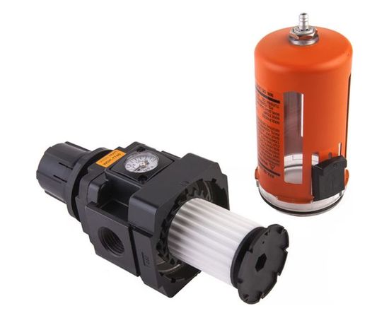 Фильтр-масло/влагоотделитель с регулятором и манометром WIEDERKRAFT WDK-7740 – изображение 2