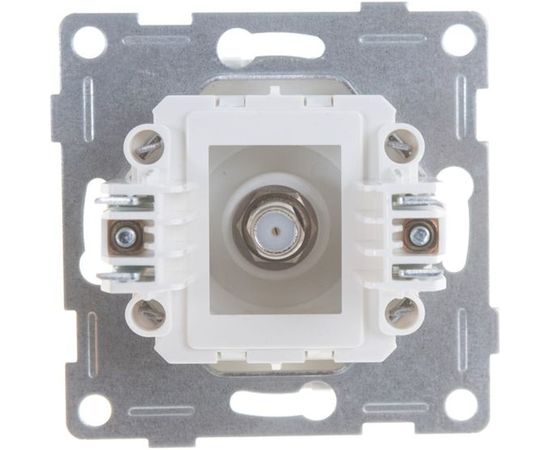 Механизм антенной розетки GUSI ELECTRIC Bravo одинарной, СУ, белый С10А1-001 – изображение 2