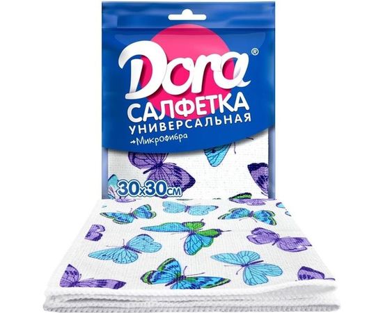 Универсальная салфетка из микрофибры Dora с рисунком, 30 х 30 см 2001-027 – изображение 6