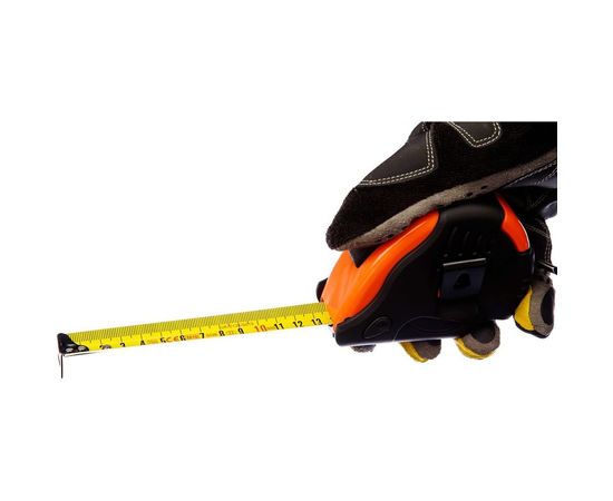 Обрезиненная рулетка с автостопом, 7.5x25мм Gigant GW7525 – изображение 2