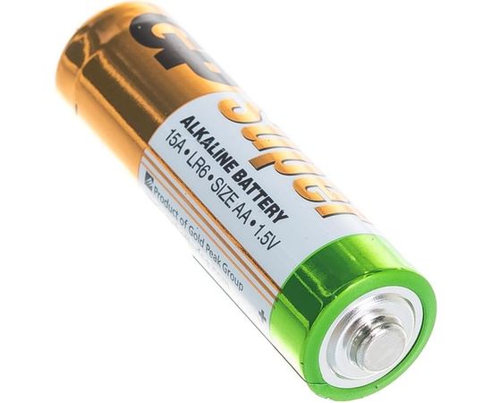 Алкалиновые батарейки GP АA 40 шт Super Alkaline 15А 15A-2CRVS40 – изображение 4