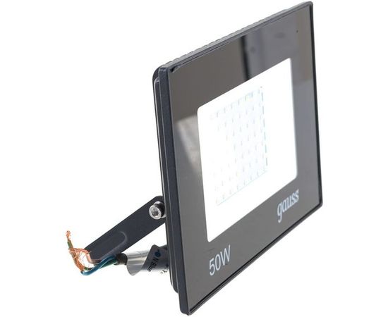 Светодиодный прожектор Gauss Elementary 50W 3510lm IP65 6500К черный ПРОМО 613100350P – изображение 3