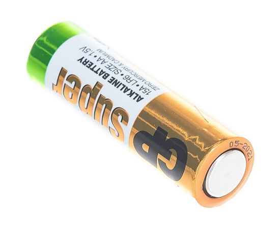 Алкалиновые батарейки GP АA 20 шт Super Alkaline 15А 15A-2CRVS20 – изображение 5