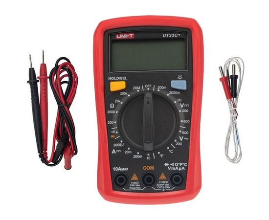 Портативный мультиметр UNI-T UT33C+ 13-0057 – изображение 6