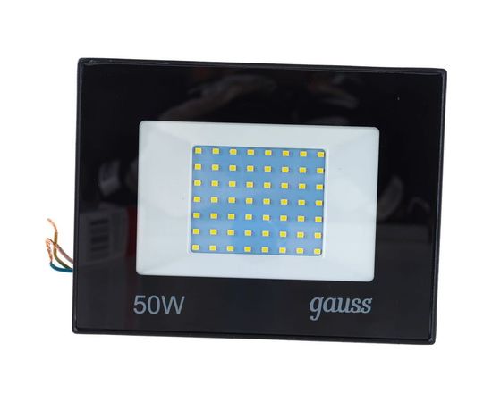 Светодиодный прожектор Gauss Elementary 50W 3510lm IP65 6500К черный ПРОМО 613100350P – изображение 2