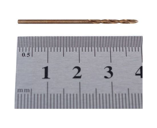 Сверло по металлу КОБАЛЬТ (1.5х18х40 мм; Р6М5К5; класс А1) Gigant GT-130 – изображение 4