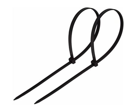 Хомут REXANT nylon 250x5 мм 100 шт черный (предлагаем аналог 57-0251-5) 07-0251-5 