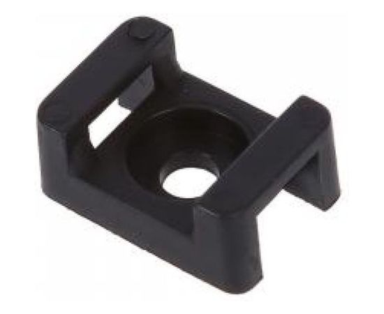 Площадка для крепления стяжки REXANT ПС-2 22x16 мм, черная, упаковка 10 шт. 07-2103-10 