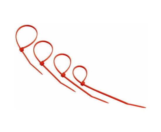 Хомут REXANT nylon 150x3.0 мм 25 шт красный 07-0156-25 