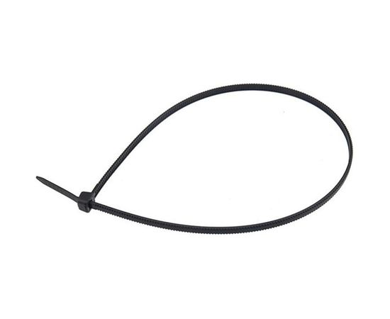Нейлоновая хомут-стяжка с тройным замком REXANT 250x3,6 мм, черная, упаковка 100 шт. 67-0251 