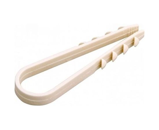 Нейлоновый дюбель-хомут REXANT 11-18 мм, белый, 100 шт. 07-4502 
