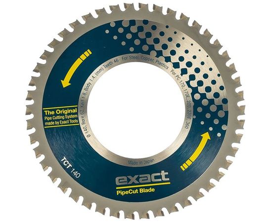 Диск ТСТ для электротруборезов Pipecut (140х62 мм) Exact 7010486 