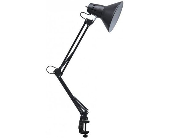 Настольный светильник IN HOME под лампу СНС-13Ч на струбцине 60Вт E27 ЧЕРНЫЙ коробка 4690612012735 