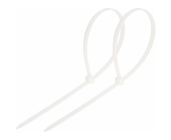 Хомут REXANT nylon 80x2.5 мм 100 шт белый 07-0080 