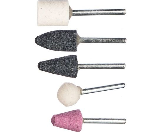 Шарошки абразивные (5 шт; хвостовик 3 мм) MOS 36460М 