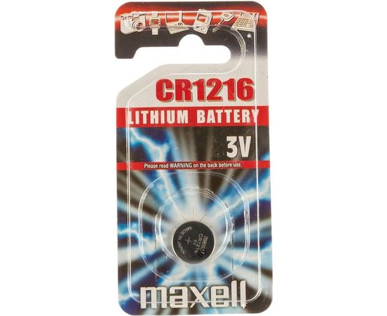 Литиевая батарейка MAXELL CR1216 BL-1 11238800 