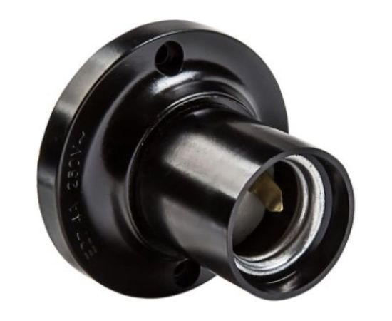 Патрон IN HOME Е27 Ф П-01 Е27 карболитовый потолочный 4690612032238 