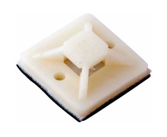 Самоклеящаяся площадка REXANT 20x20 мм, белая, 100 шт. 07-2020 