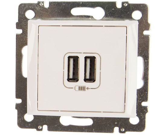 Двойная USB pозетка Legrand, VLN белая 770470 694370 