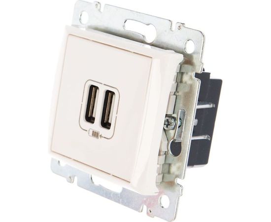 Двойная USB pозетка Legrand, VLN белая 770470 694370 – изображение 2