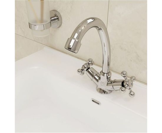 Смеситель для умывальника Milardo Duplex DUPSB00M01 – изображение 3