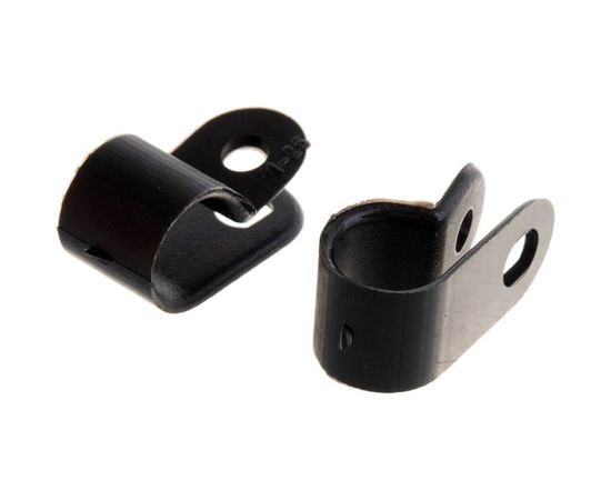 Кабельная скоба под винт REXANT 9 мм, черная, 50 шт. 07-4409-1 – изображение 3