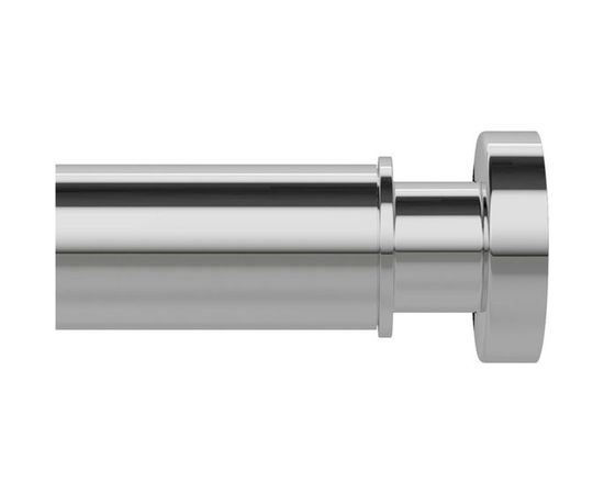 Карниз для ванной комнаты IDDIS 110-200 см, глянцевый хром 030A200I14 – изображение 3