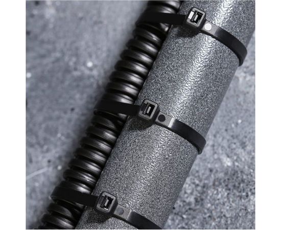 Хомут REXANT nylon 400x5.0 мм 100 шт черный 07-0401 – изображение 4