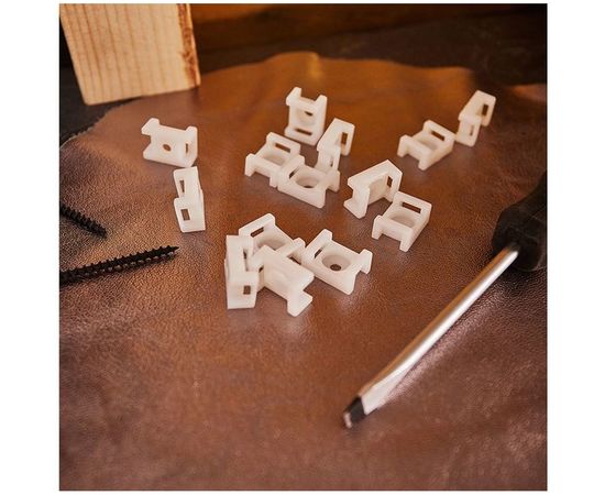 Площадка для крепления стяжки REXANT ПС-2 22x16 мм, белая, упаковка 100 шт. 07-2102 – изображение 3