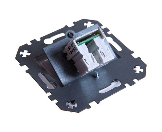 Розетка для интернета LIREGUS Эпсилон IKL-001-01 E/B белая без рамки 28-032 – изображение 2