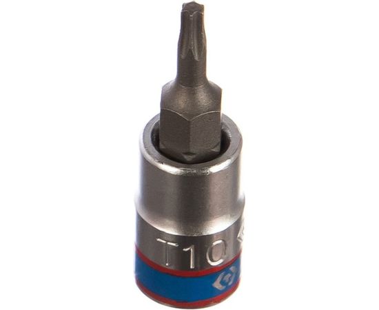Торцевая насадка (бита) 1/4", TORX T10, 37мм KING TONY 203310 – изображение 2