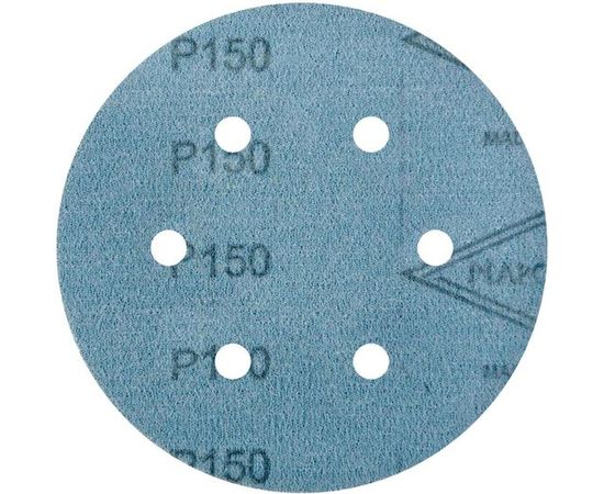 Круг шлифовальный на липучке FILM (5 шт; 150 мм; 6 отверстий; P150) NAPOLEON npf5-150-6-150 – изображение 3