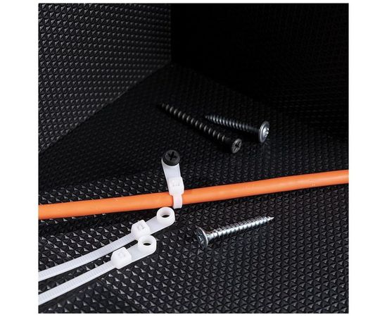 Хомут под винт REXANT nylon 3.5x100 мм 100 шт белый 07-0104 – изображение 4