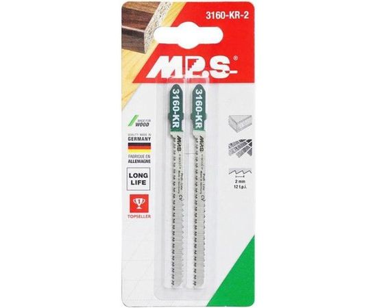 Пилки по дереву (2 шт; 100х75х2.5 мм) MPS 3160-KR-2 – изображение 2