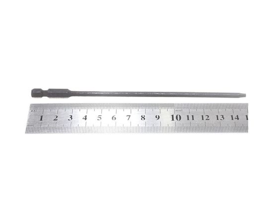 KING TONY Вставка бита торцевая 1/4", TORX, Т10, L = 150 мм, для шуруповерта 711510T – изображение 2
