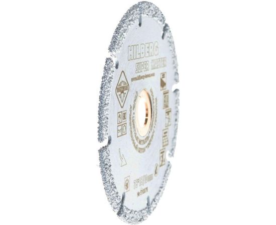 Диск алмазный отрезной Super Master 76х10 мм Hilberg 510076 – изображение 2